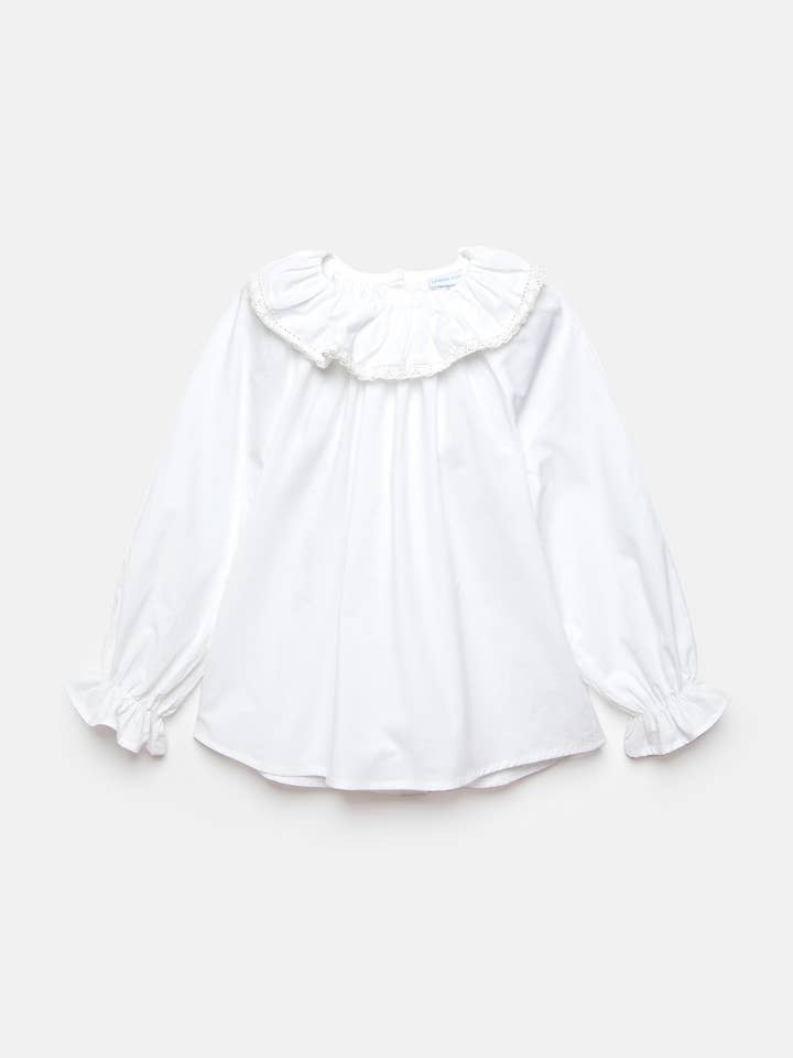 Blusa Semplice con Volant (554423-8) per la vendita all'ingrosso da parte di Lanidor Kids