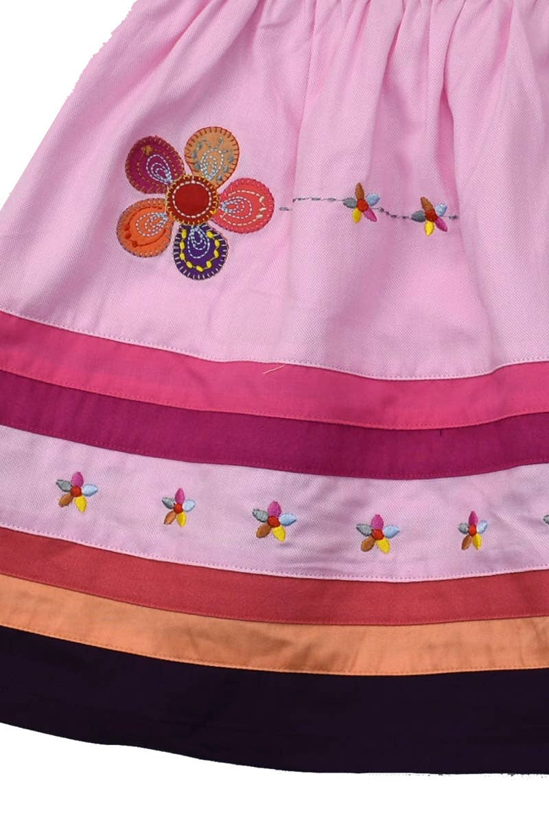 SISSYMINI - Wholesale Dress - Kids - Toddlers & Girls Soft Cotton Applique Dress | 878-SS2315