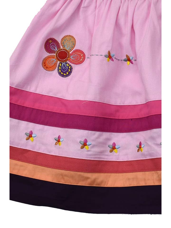 SISSYMINI - Wholesale Dress - Kids - Toddlers & Girls Soft Cotton Applique Dress | 878-SS2315