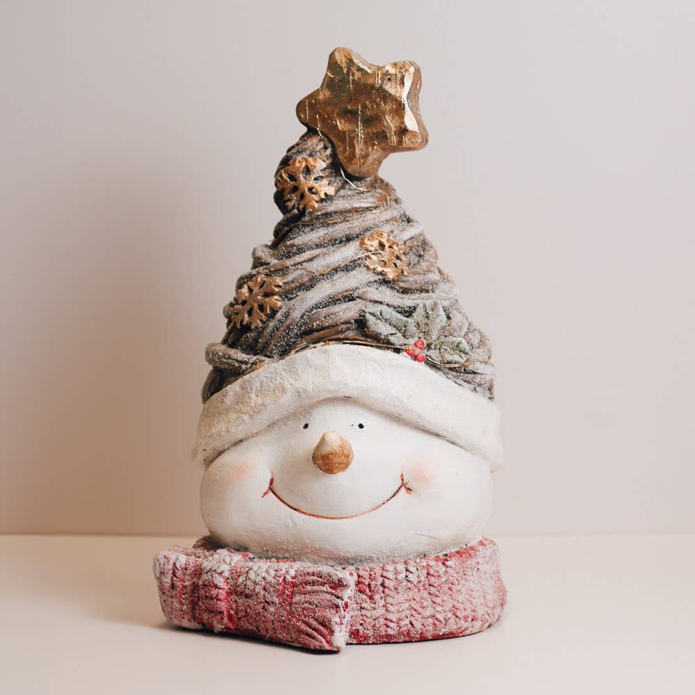 A Cheerful Giver - Wholesale Christmas Decoration - Star Snowman with LED Lights — Christmas, Holiday Decorations1