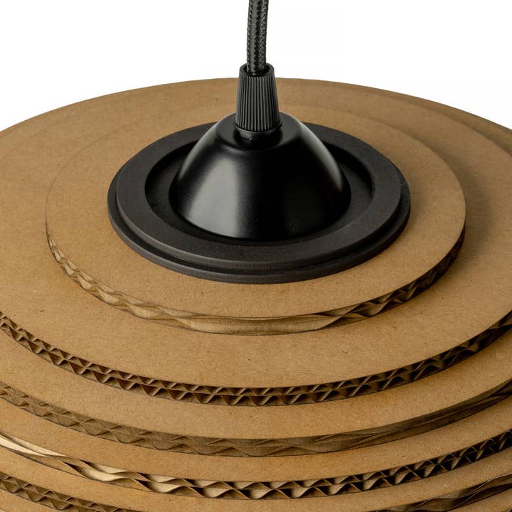 SOOA - Wholesale Kroonluchter/hangend licht - Kartonnen hanglamp ORGANIC L3