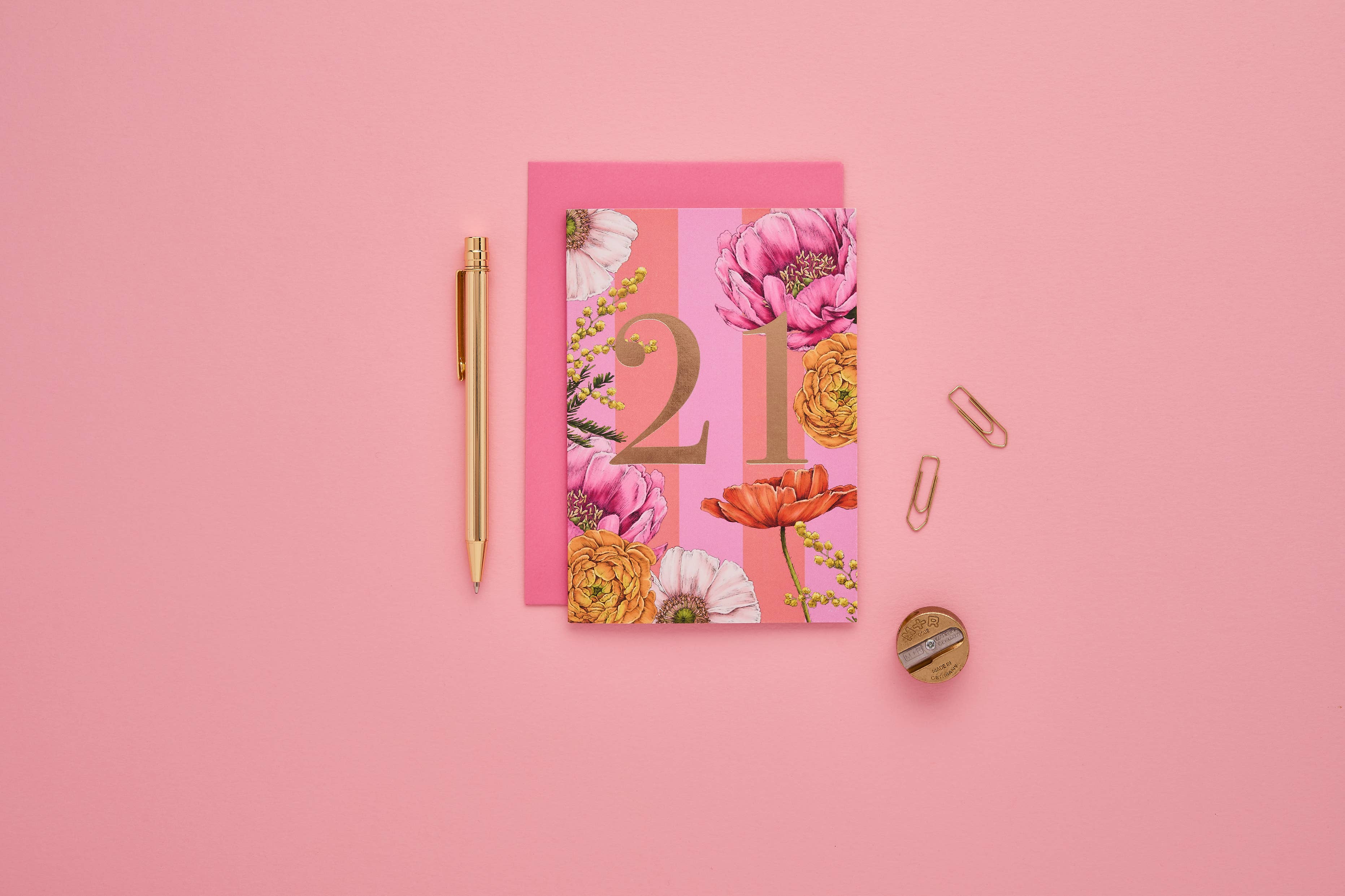 Catherine Lewis Design - Vente Cartes d'anniversaire - Collection Jalons d'Âge - 21 - Carte d'Anniversaire1