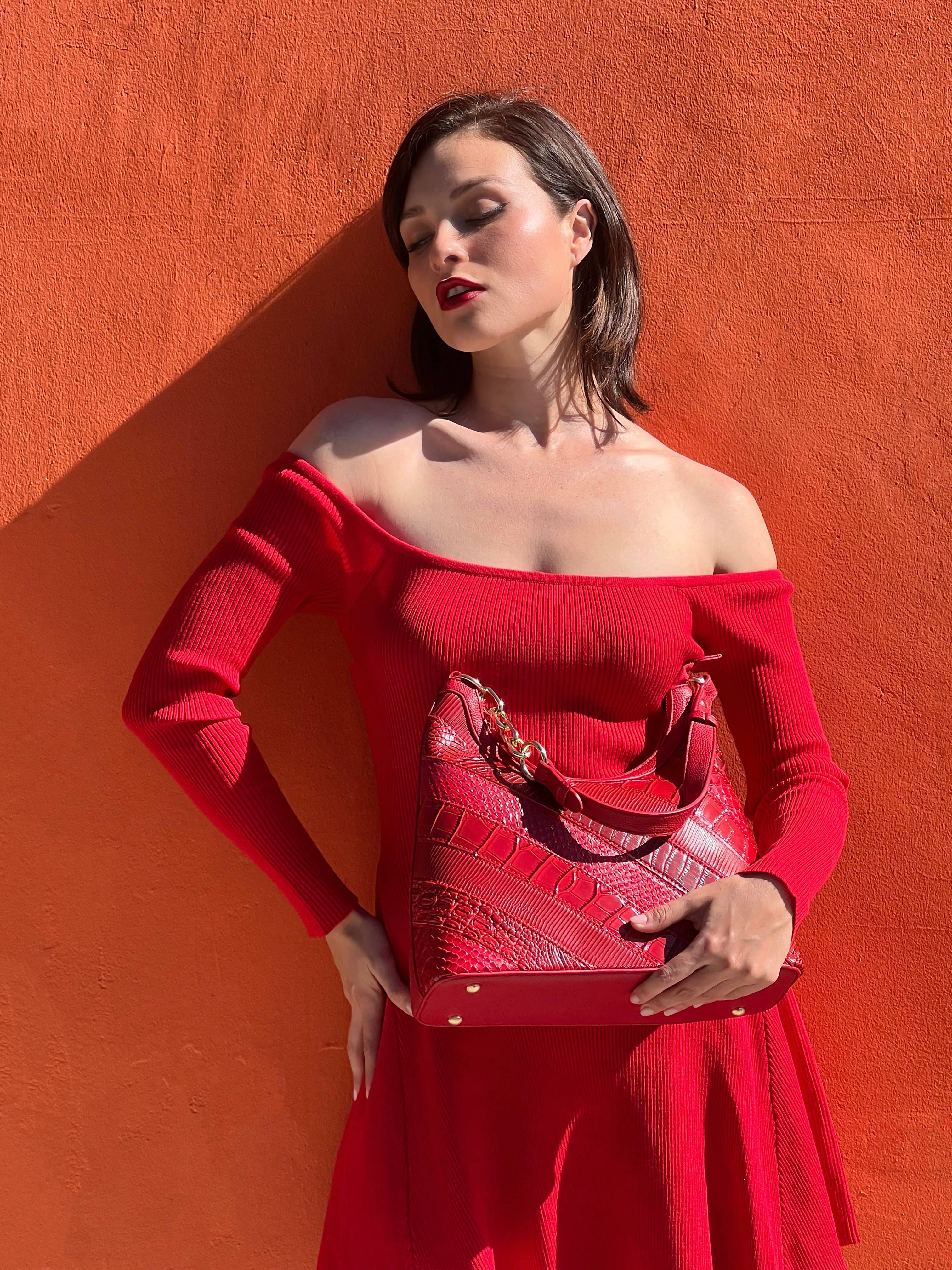 KAYLA+AVA - Wholesale Shoulder Bag - Women's - LIEZL ANIMAL PATCHWORK PRINT SHOULDER BAG14