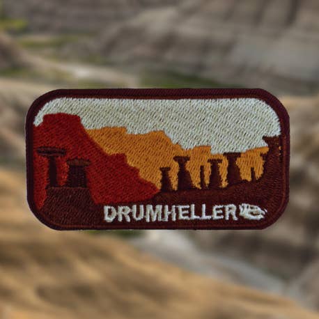 Drumheller Patch for wholesale by Wild and Willy