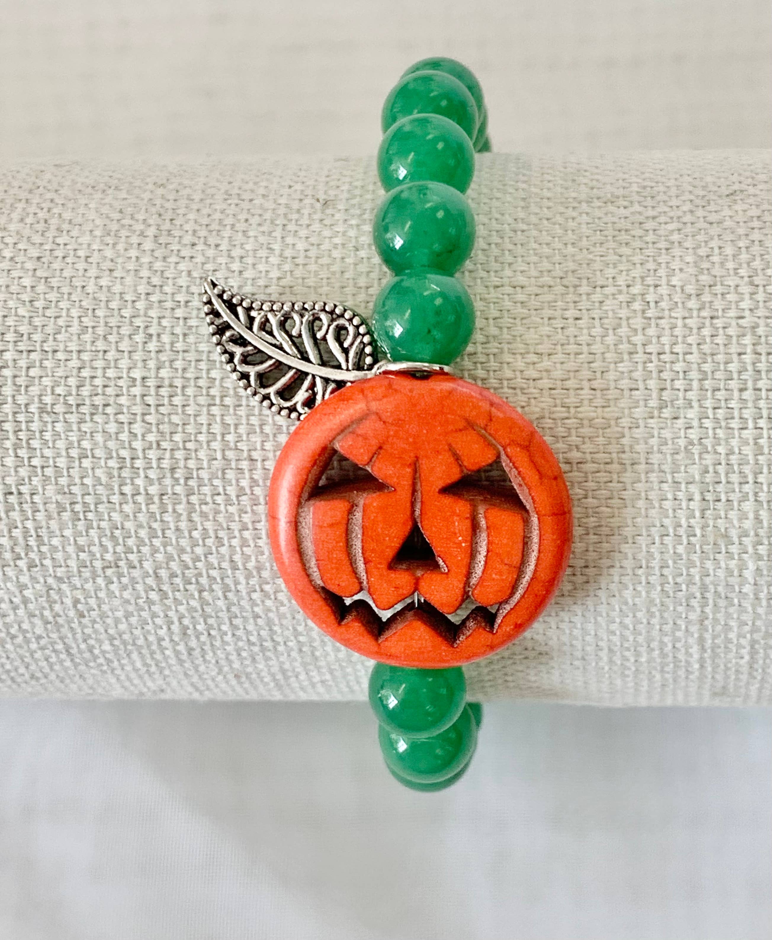 Tiffany J’adore Jewelry – wholesale Pärlarmband – Happy Halloween pumpa pärlstav armband1