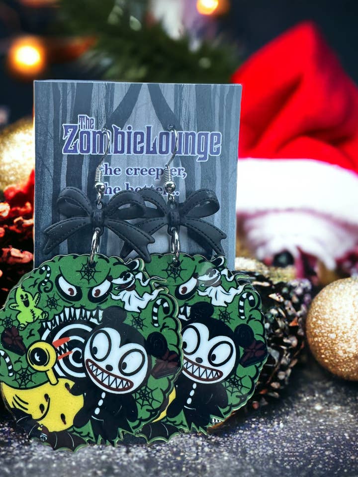 Creepy Nightmare Earrings for wholesale by Zombie Lounge Bootique