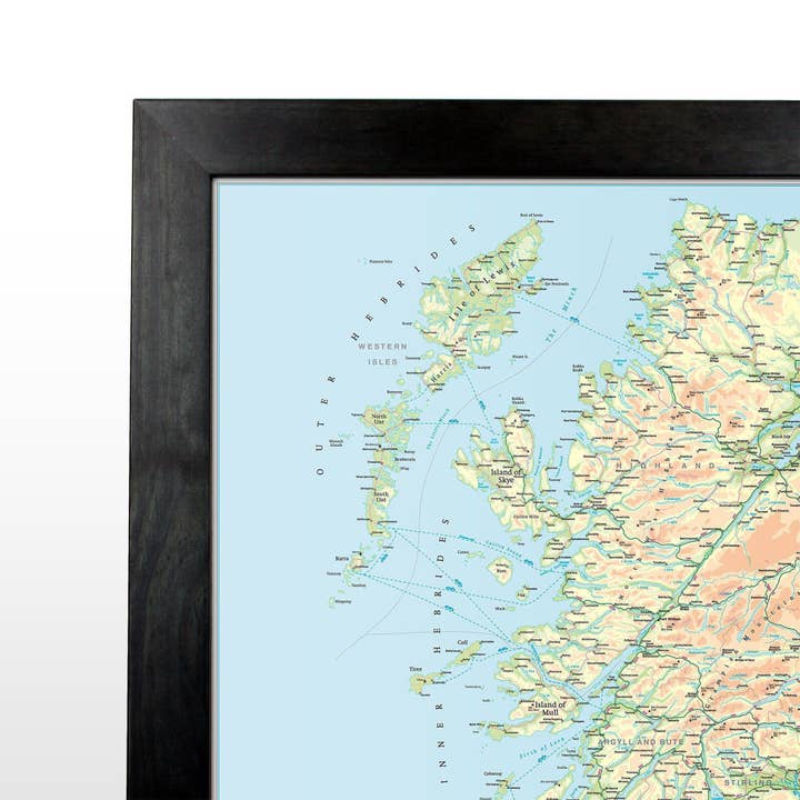 Map Marketing Limited - Wholesale Map - British Isles Motoring Map - Road Wall Map of UK and Ireland3