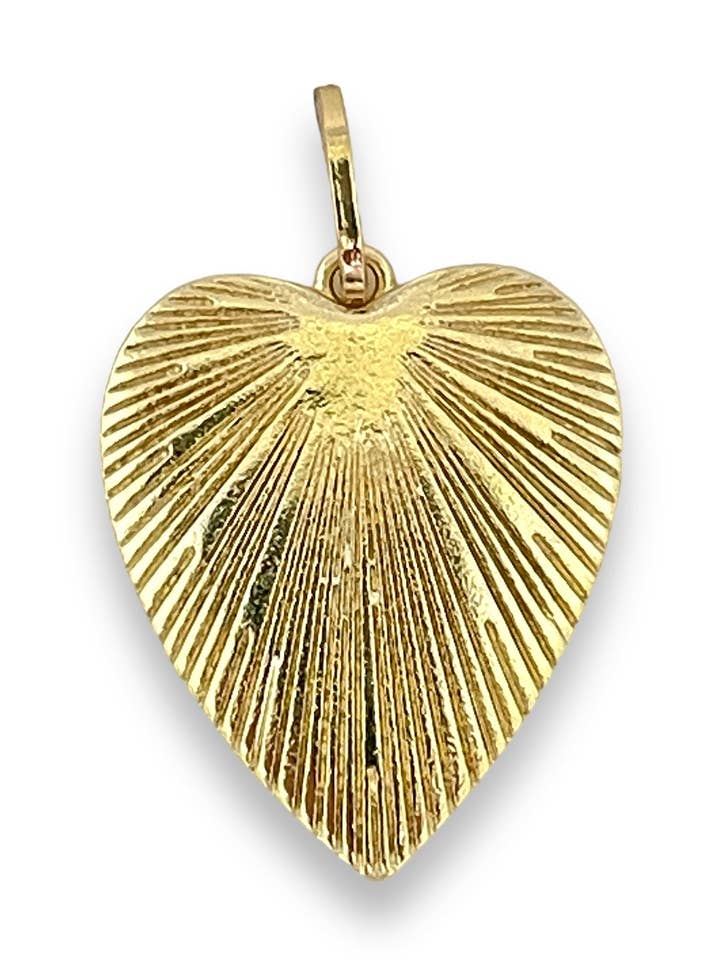 Bursting Heart Pendant for Necklace Charm Bar for wholesale by Shiver + Duke