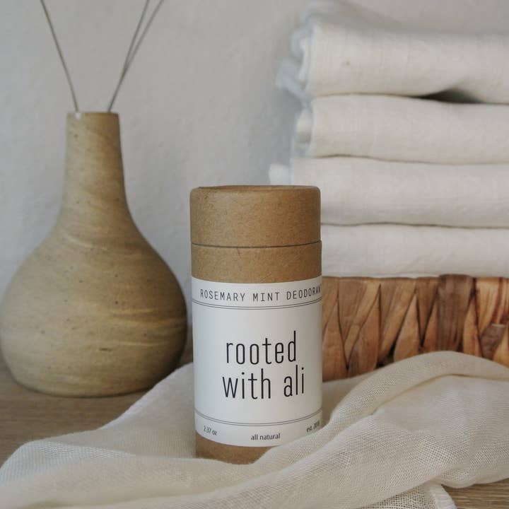 Rosemary Mint Deodorant for wholesale by the stinging nettle apothecary