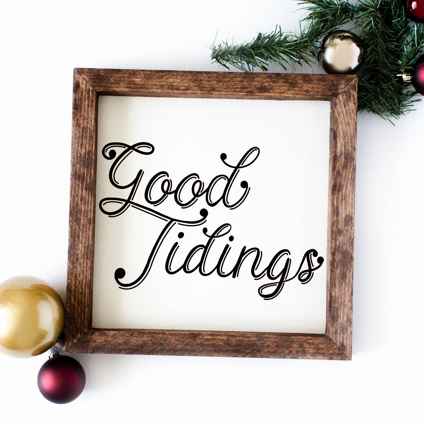 Charming Wood Home - Wholesale Wall Sign - Good Tidings Painted Wood Sign4