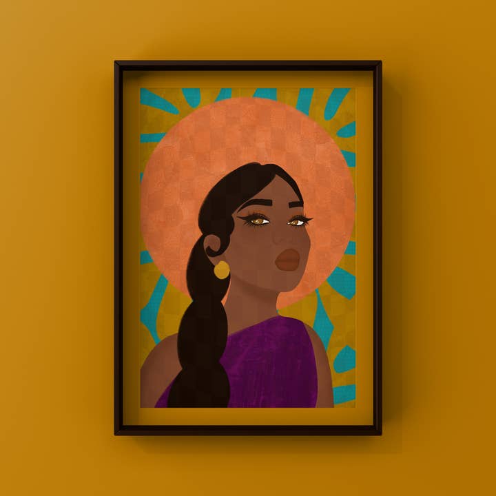 SagMoon Paper Co. - Wholesale Art Print - Riya2