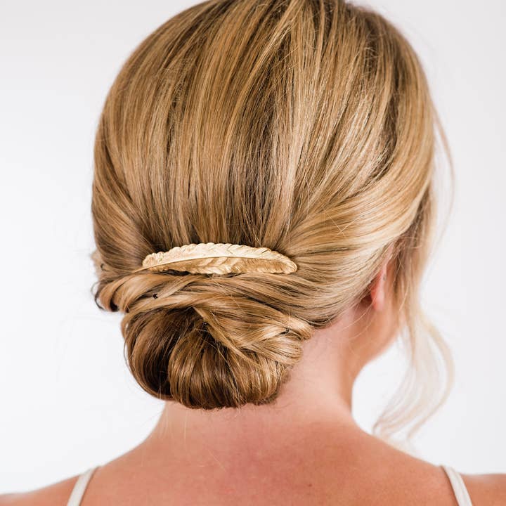 A Pocket of Posies - Wholesale Hair Pin - Feather Hair Comb | Rose Gold Comb | Hair Accessories1