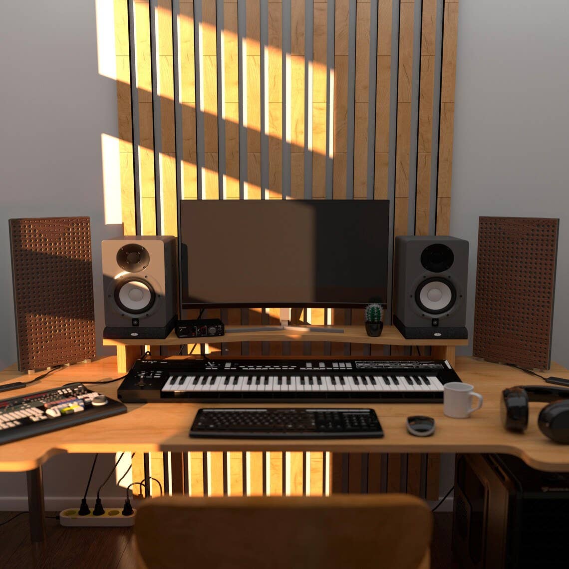 ATB-Sound sp. z o. o. - Wholesale Speakers - 2 Pack WILDS-mini LED Panels with RGB Lamp – Desktop2