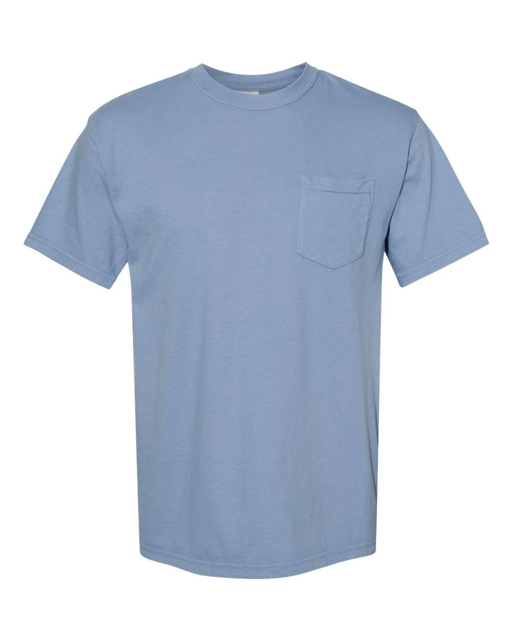 MYES BULK APPAREL - Vente T-shirt – unisexe - T-shirt Comfort Colors Heavyweight avec poche en 100 % coton filé à l'anneau58