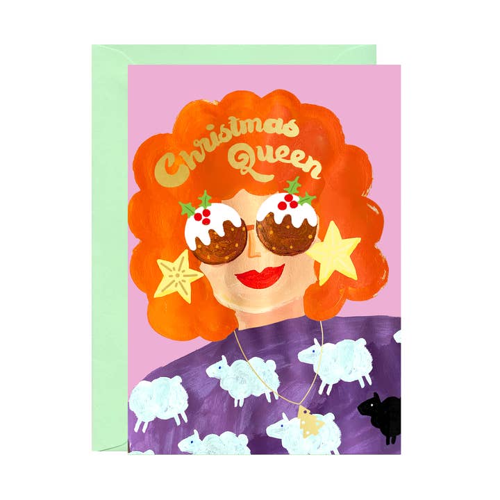 Christmas Queen Card for wholesale by Ickaprint