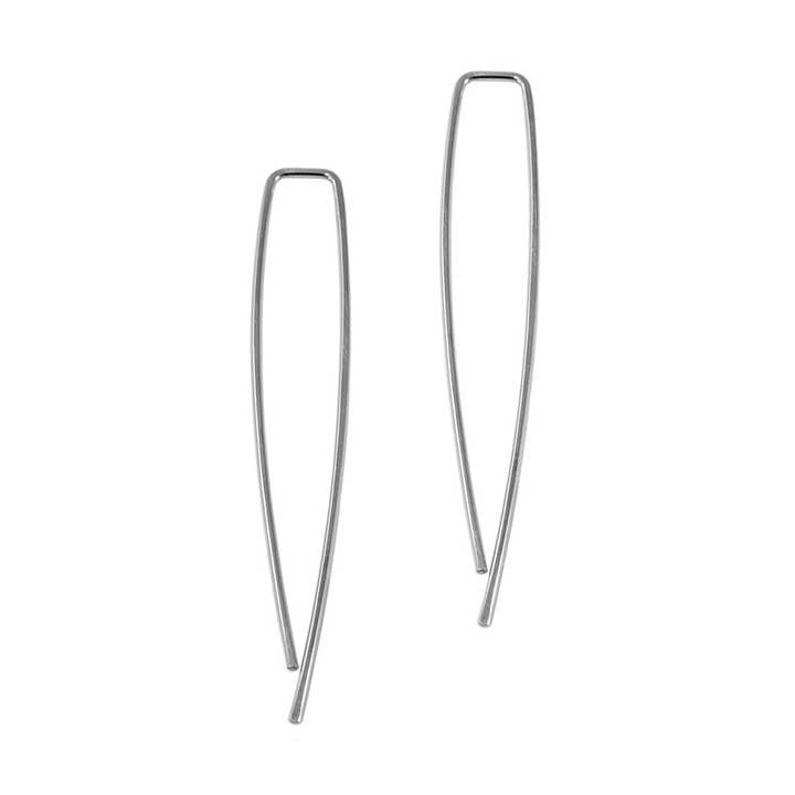 Brincos Arc - Silver por atacado de Hannah Hoffman