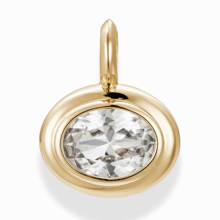 Mod + Jo - Wholesale Individual Charm/Pendant - Marla Sapphire Bezel Charm0