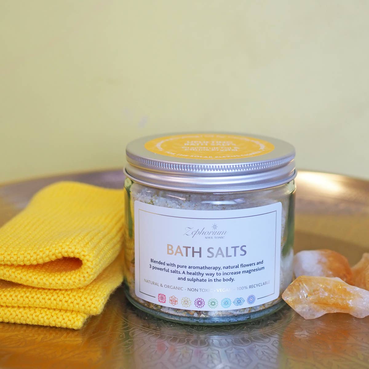 Zephorium Soul Tonic - Vente Sel de bain - Sels de bain aromathérapie exaltants à l'huile de pamplemousse3