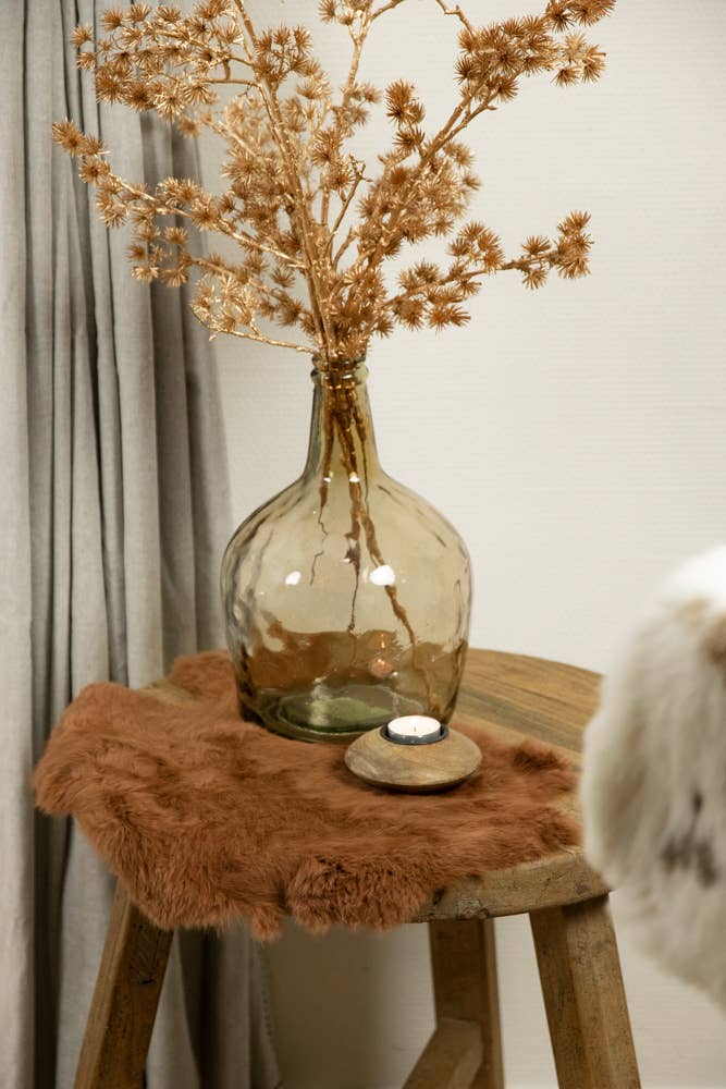 Mars & More - Brand of B Living - Wholesale Retailer Display - Accessories - Rust Rabbit Fur 40Cm2