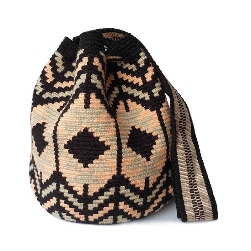 Lombia + Co. – wholesale Crossbody bag – Women's – Best-Selling Neutral WAYUU Mochila (Geisha Size M)1