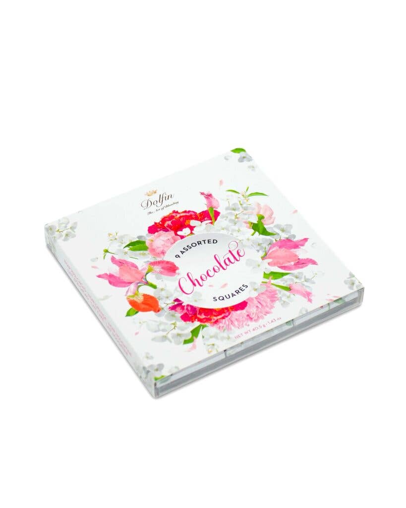 Dolfin - Wholesale Chocolate Box - Flowers - 9 Neapolitans0