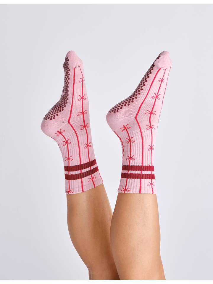 LUCKY HONEY - Vendita all'ingrosso Calzini - Donna - Il Calzino Antiscivolo a Tubo Alto con Stampa15