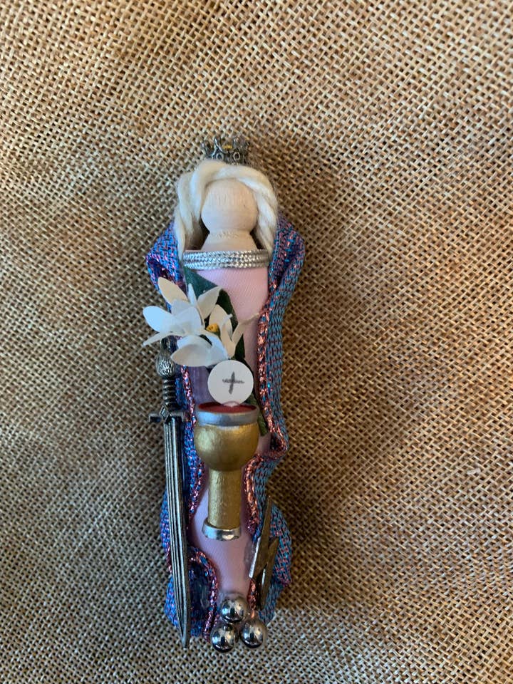 St Barbara trädocka prydnad för wholesale av Our Saint Family