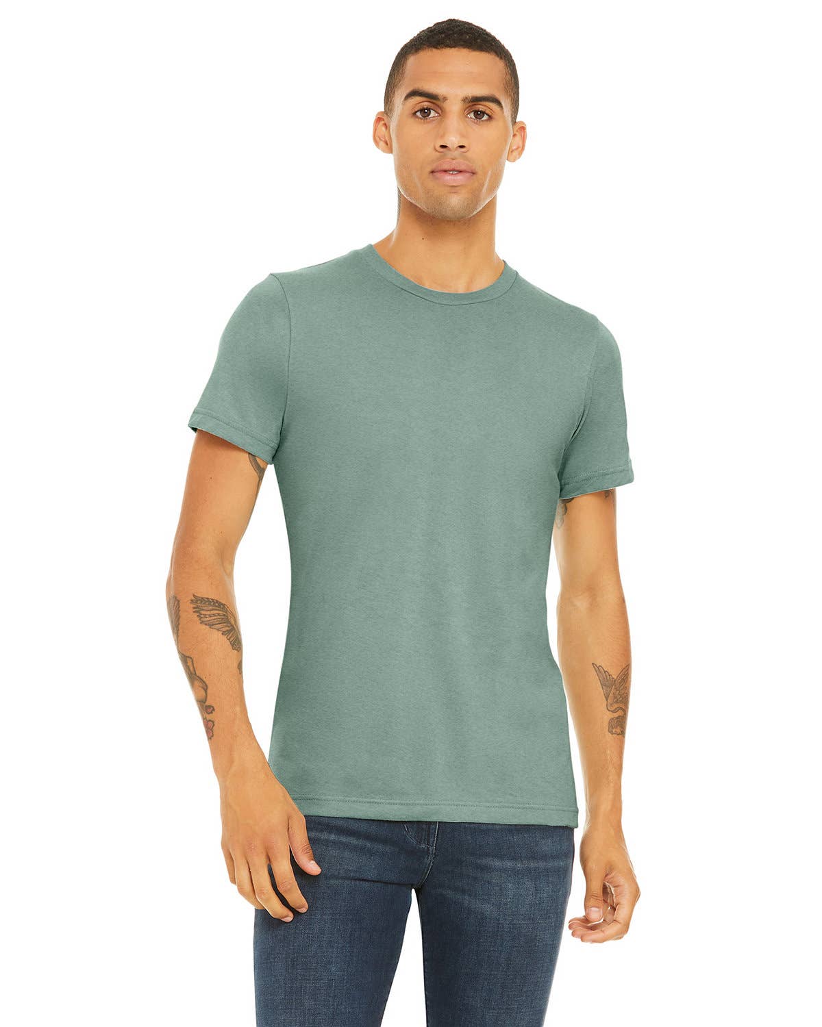 Total Apparel - Wholesale T-Shirt - Men's - Bella + Canvas Unisex Heather Blank CVC T-Shirt | 3001CVC44