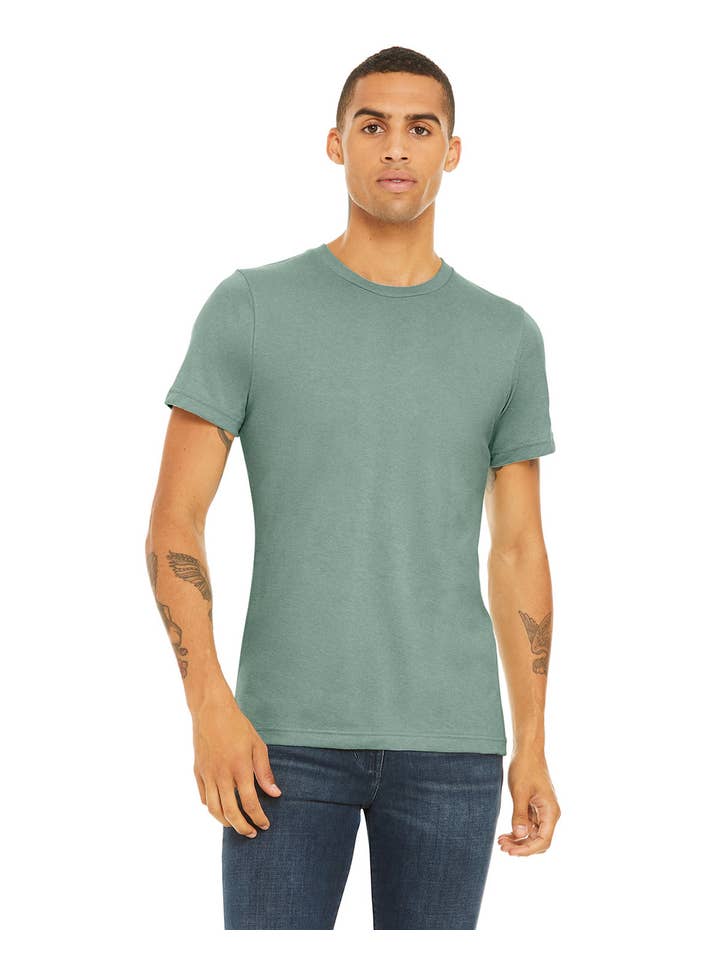 Total Apparel - Wholesale T-Shirt - Men's - Bella + Canvas Unisex Heather Blank CVC T-Shirt | 3001CVC44