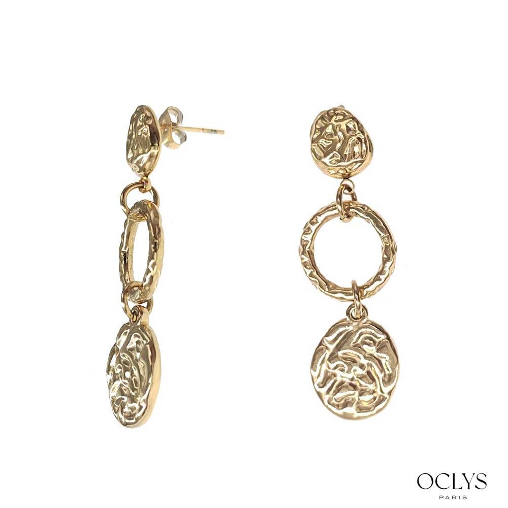 Oclys - Wholesale Dangle Earrings - Viviane stainless steel drop earrings0