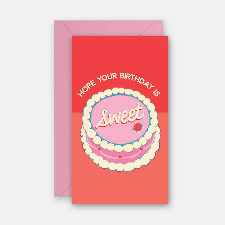 Dolce torta di compleanno - Biglietto regalo per la vendita all'ingrosso da parte di Rock Scissor Paper