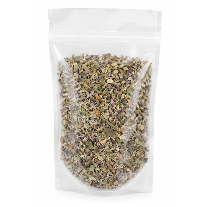 Clear Stand-Up Barrier Pouch for wholesale by LA Herb