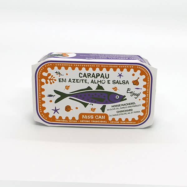Miss Can - Venta al por mayor Conservas de pescado - Caballa en aceite de oliva, ajo y perejil