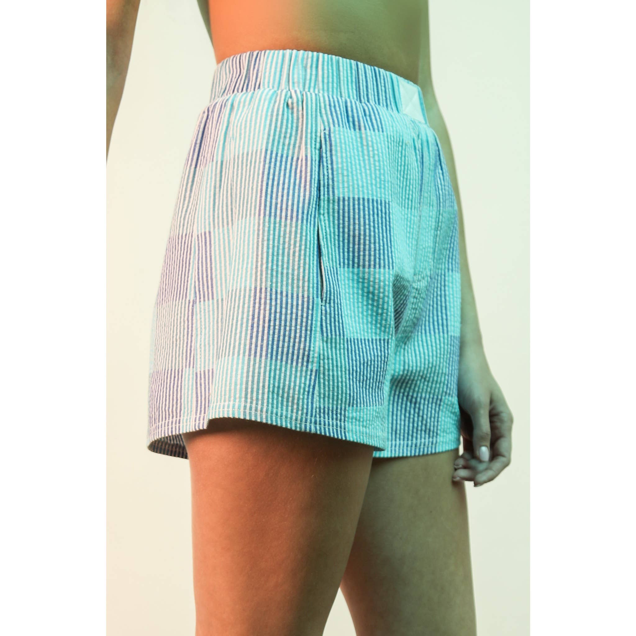 Apolline - Wholesale Shorts - Women's - Striped and Checker Boxer Shorts13