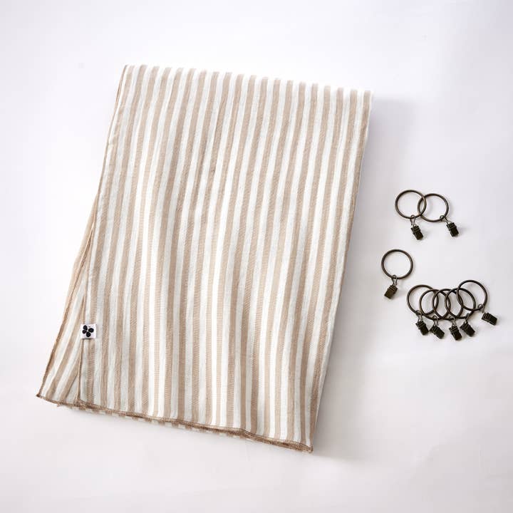 GARDIN 140 x 300 cm ROMIE Snöre för wholesale av L'effet Papillon