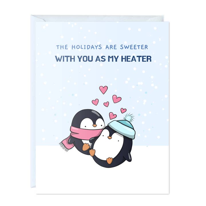 Cute Christmas Card Holiday Xmas Greeting Card (My Heater) for wholesale by ALY LOU®