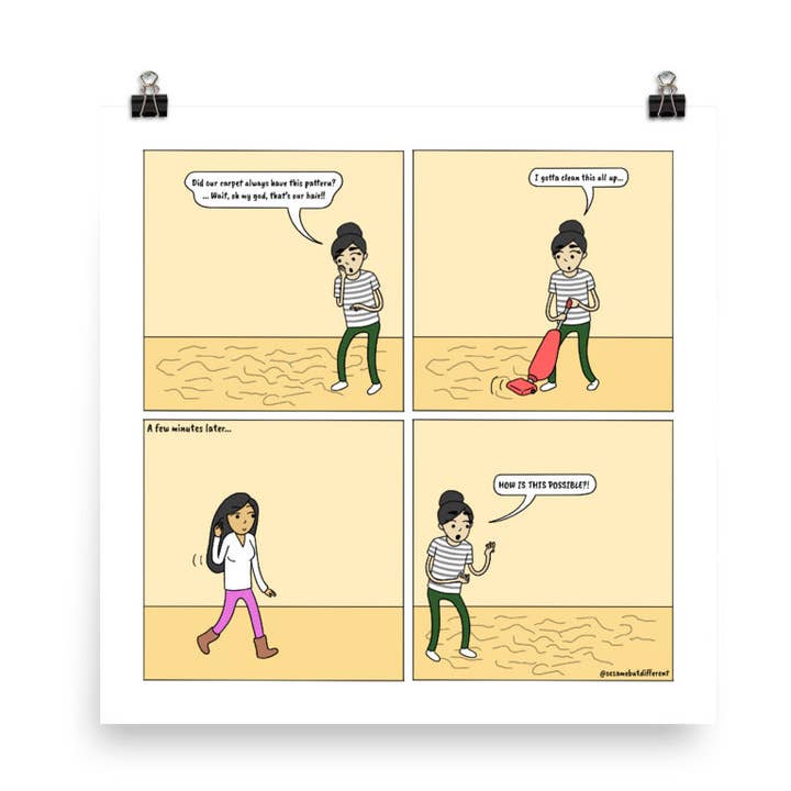 Oändlig kamp | Söt lesbisk relation | Jubileumsgåvor | Lesbisk LGBTQ-serietidning (10 ”x 10") | Fullfärg | Sesam men annorlunda för wholesale av Sesame But Different