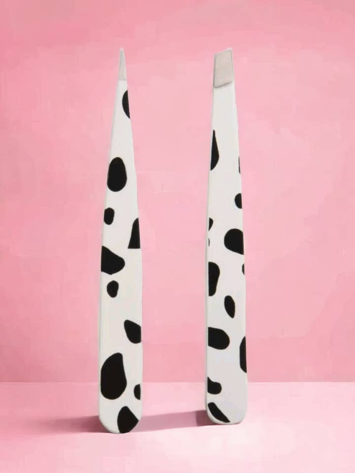 Ensemble de pinces Molly Moo à motif vache pour la vente par The Bling Barn