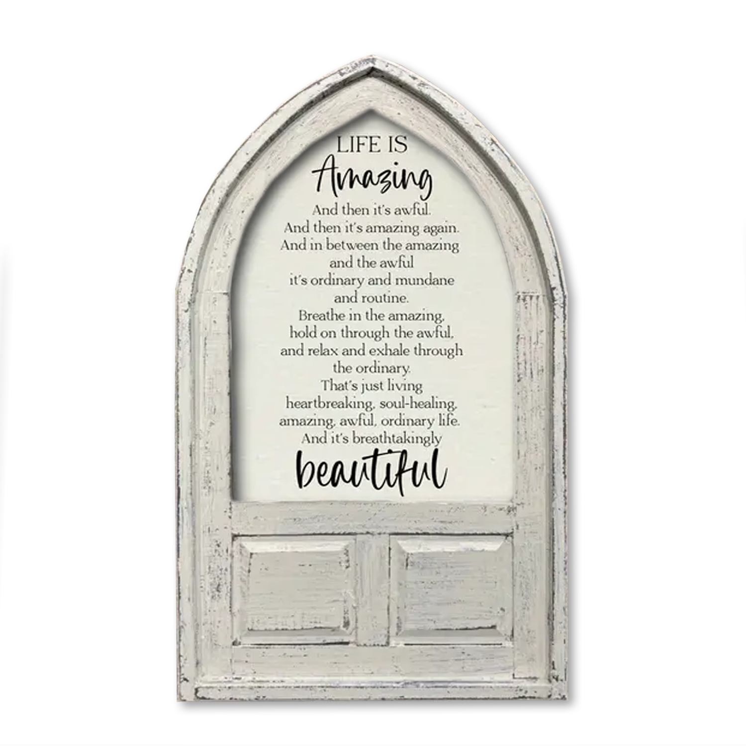 Jarmz Designs - Vente Pancarte - Petit cadre arqué, la vie est incroyable0