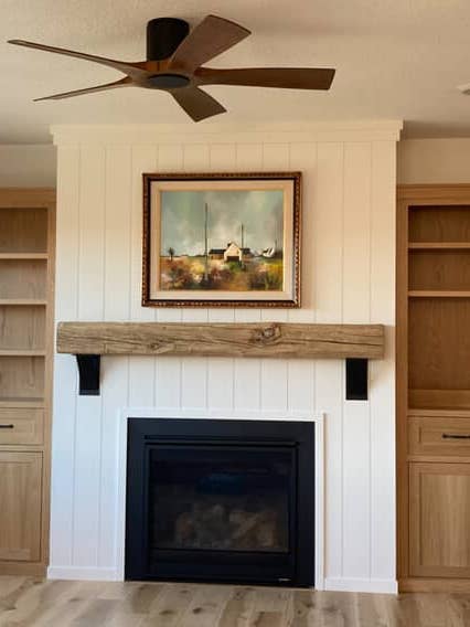 The Nine Mile Mantel Bracket Support for wholesale by Industrial Farm Co