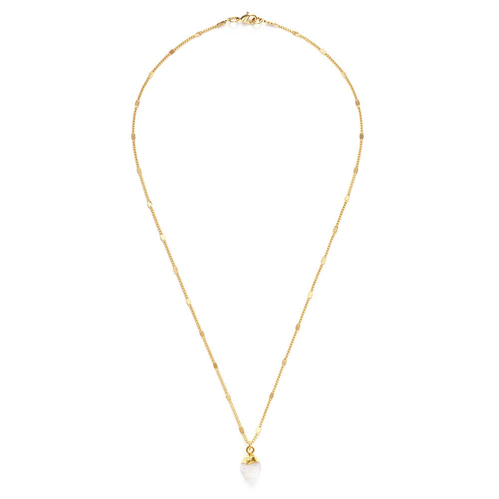 Amano Studio – wholesale Pendant/charm necklace – Raw Cut Gemstone Necklaces15