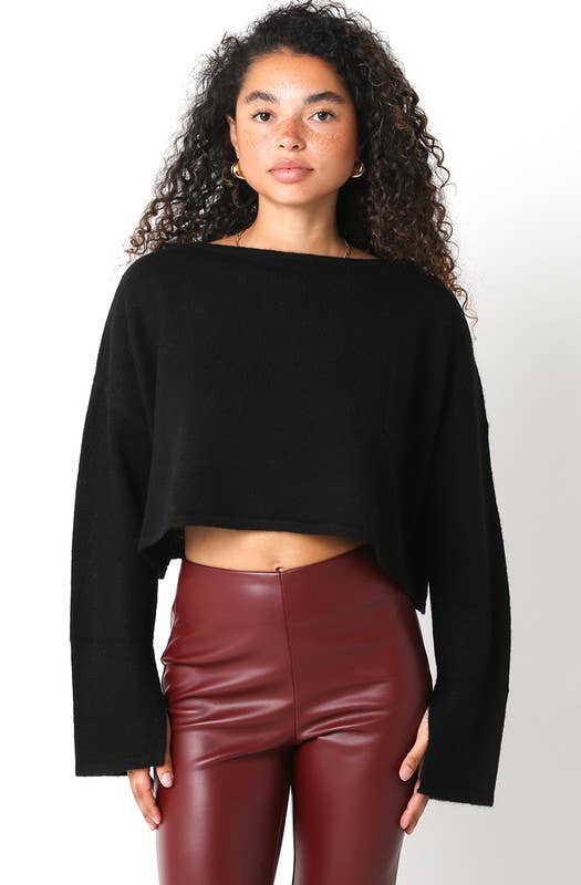 Olivaceous - Wholesale Knit Sweater - Women's - Stella Sweater0