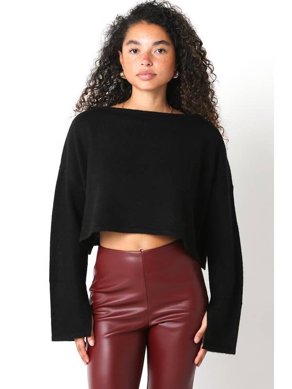 Olivaceous - Wholesale Knit Sweater - Women's - Stella Sweater