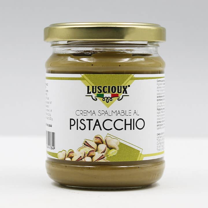 LUSCIOUX - OMNIA GROUP SRL - Wholesale Nut Butter - 45% Pistachio spread | 200 g