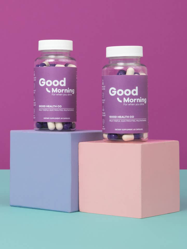 Good Morning Hangover Pills - Natural Health Supplement. for wholesale by Good Health Co