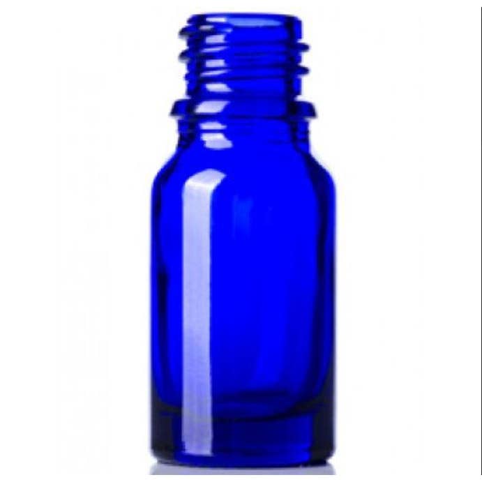 Bottle 10 Ml Glass Boston Round Cobalt Blue for wholesale by Zia Zensations Inc.
