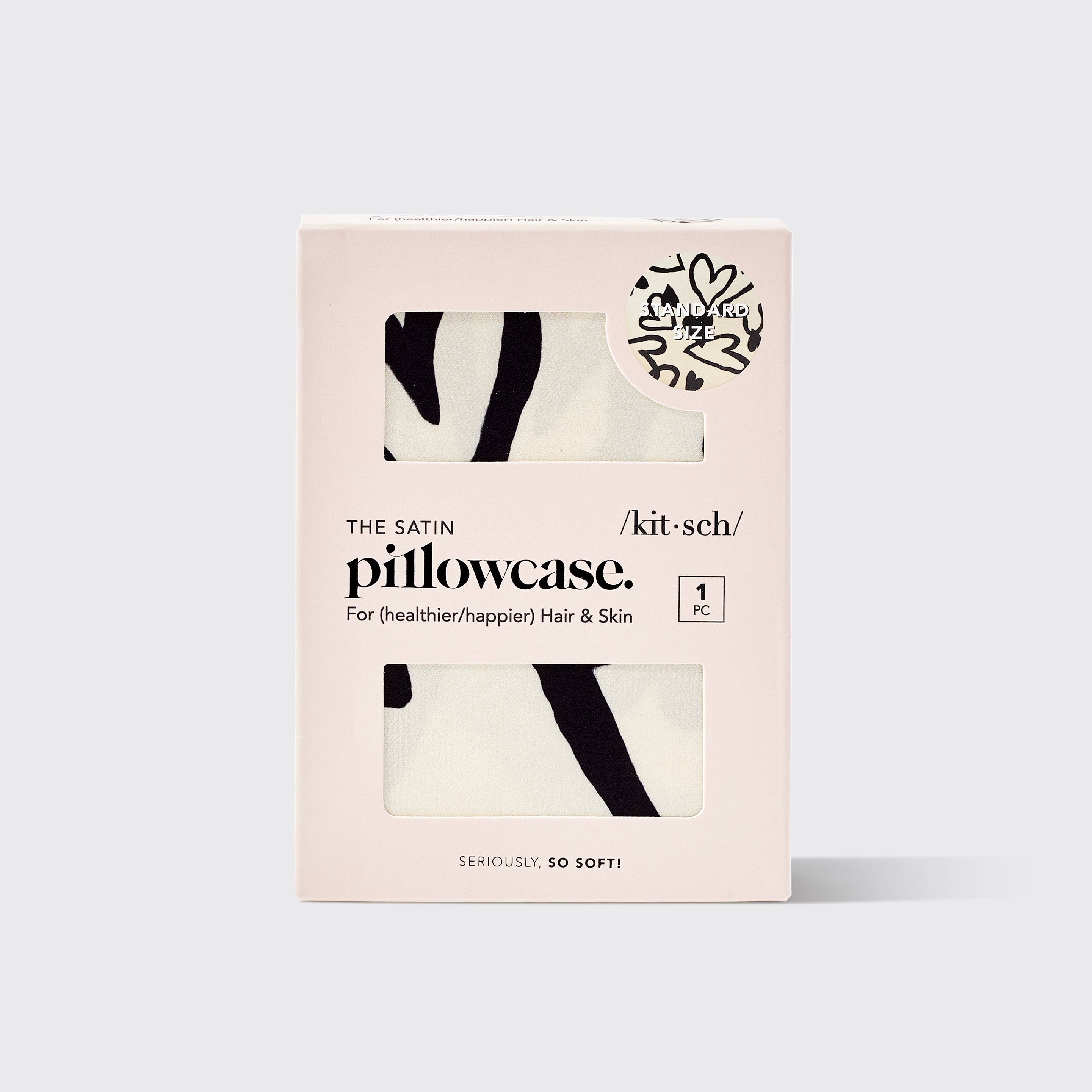 KITSCH – wholesale Örngott – Standard Satin Örngott - Hjärta2