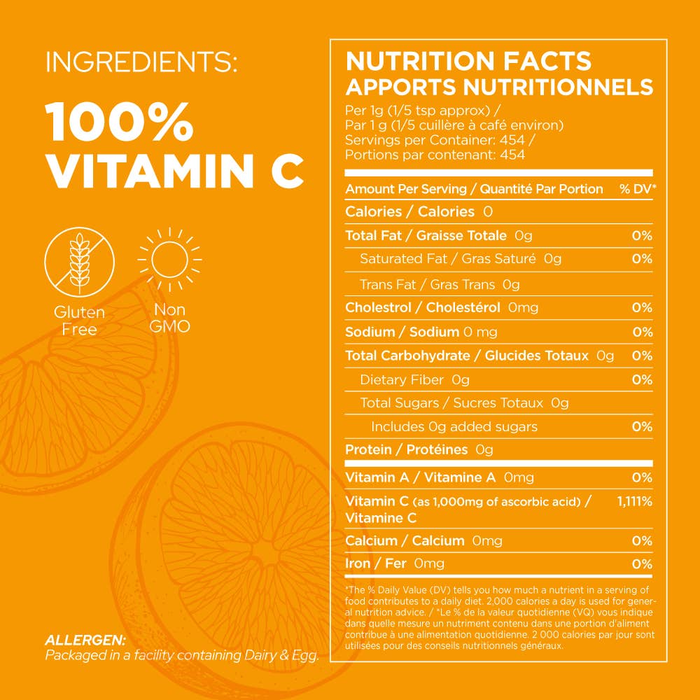 Plant of Life - Wholesale Powdered Health Drink - Pure Ascorbic Acid | Vitamin C | 100% Pure Powder 454g 2