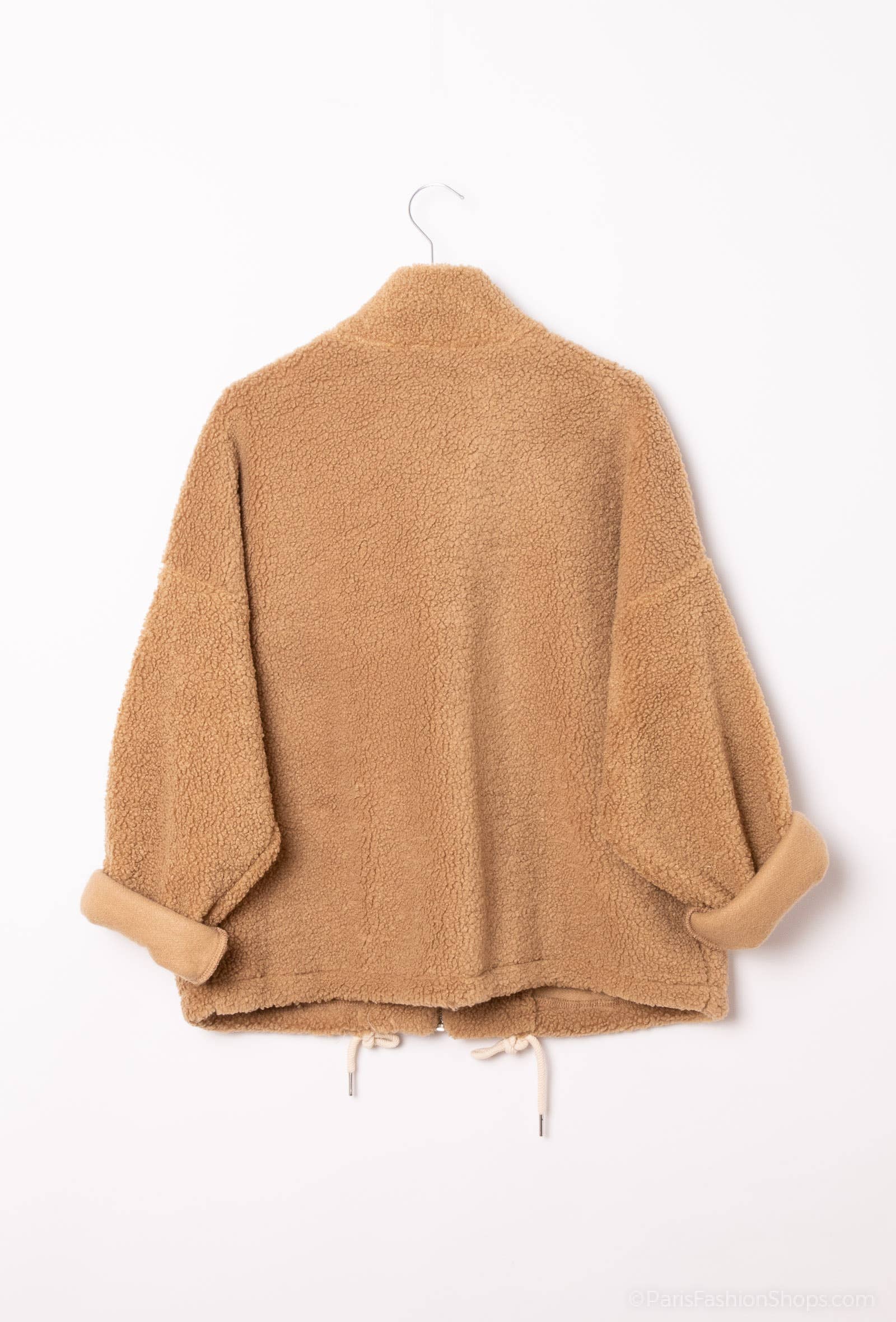 Pépouz' Paris - Wholesale Fleece - Women's - Teddy fleece zip-up jacket PV25191