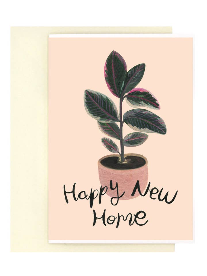 Viel Glück im neuen Zuhause | Einweihungs- oder Umzugskarte für den Großhandel von Colourina Design